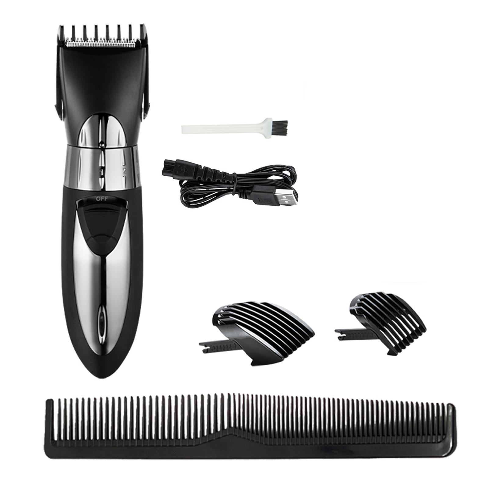 

Универсальная электрическая машинка для стрижки волос Водонепроницаемая электрическая машинка для стрижки волос Детская Взрослая Бритье Портативная машинка для стрижки волос black