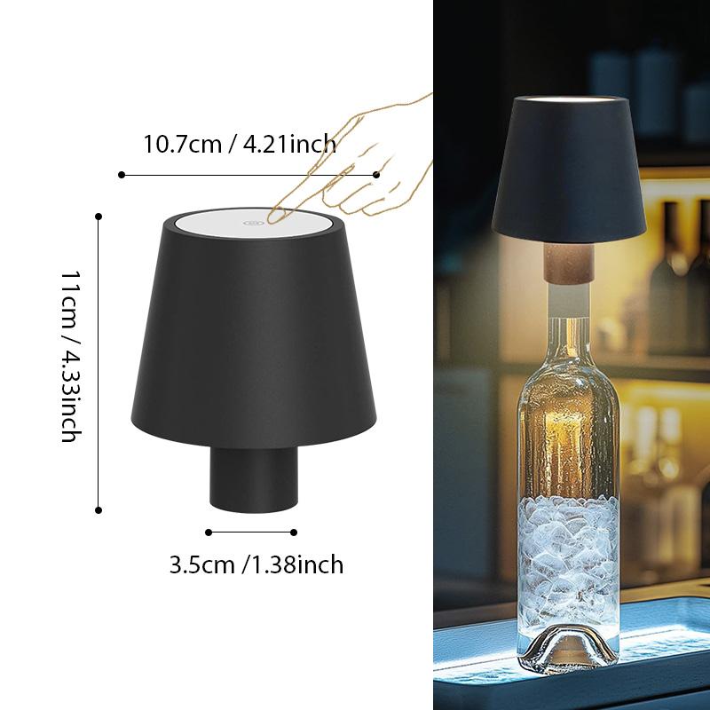 Wireless Table Lamp Touch Sensor LED Rechargeable Desktop Night Light Reading Lamp For Hotel Bar Restaurant Bedroom Decor Light