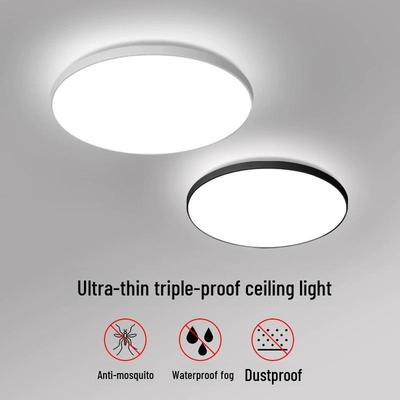 Banyo, Balkon, Yatak Odası, Mutfak ve Koridor için Ultra İnce Su Geçirmez LED Tavan Lambası.
