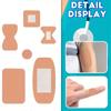 180/360pcs Assorted Flexible Fabric Adhesive Bandages Breathable Fingertip Bandages for First Aid and Wound Care