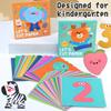 Children Craft Toys Cartoon Animal Origami Paper Cutting Book Kids Paper Cut Puzzle Early Learning Educational Toys Gifts