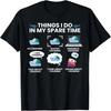 Things I Do In My Spare Time Funny Cruise Cruising Graphic T-Shirt