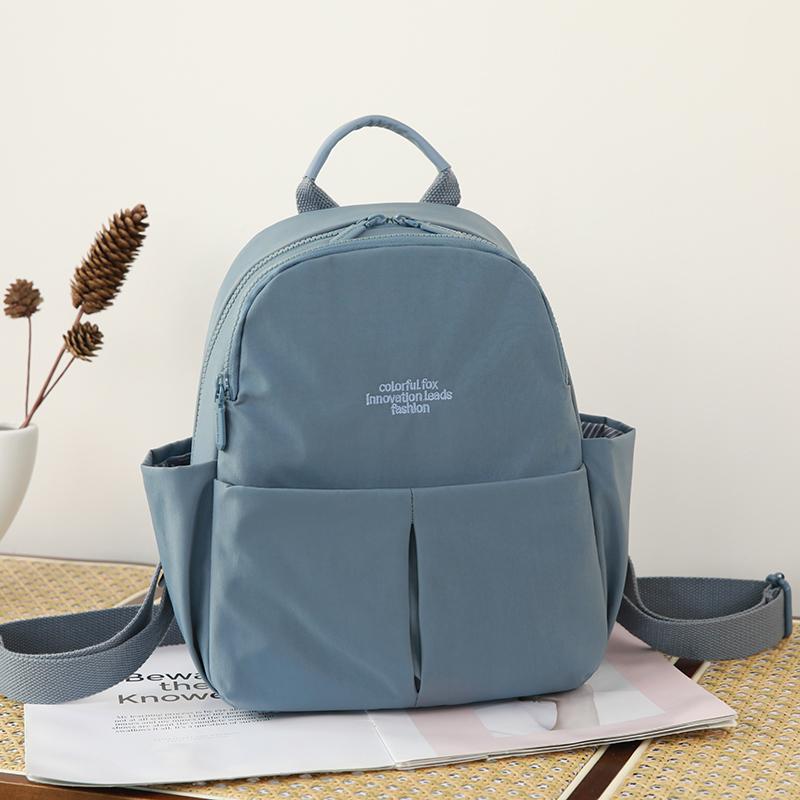 Mini Backpack with Front Pockets Casual Shoulder Bag for Daily Use