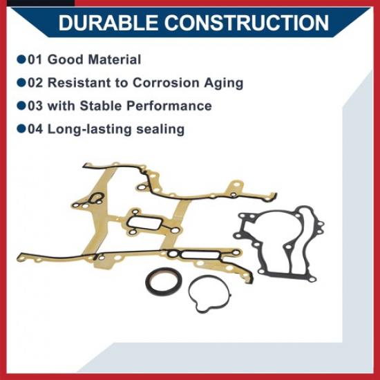 Engine Timing Cover Gasket Set TCS46156 for Chevrolet Cruze 11-15 1Set