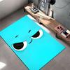 Mischievous Blue Face Pattern suitable as a non-slip mat for the living room or bedroom sofa