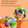Newcomer Dog Toy: Bite-Resistant Colorful Bell Ball for Teething Puppies