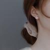 Náušnice Sakura Stud pre ženy Nové Trendy Ľahký Luxus Niche High-end Kvetinové Náušnice Hanfu Jesenné a Zimné Modely