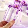 6pcs Transparent Romantic Wedding Candy Boxes Creative Wedding Souvenirs Wedding Square Candy Boxes Business Supplies Packaging Box Wedding Decoration