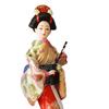 Etnické japonské panenky Gejši Orientální starověké panenky Kabuki 9" Kimono panenky Dívčí soška pro domácí kancelář ložnici obývací pokoj stůl Dívka