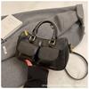 Premium Niche Bag Women's Double Pocket Retro 2025 New Casual Versatile Messenger Bag Portable Pillow Bag