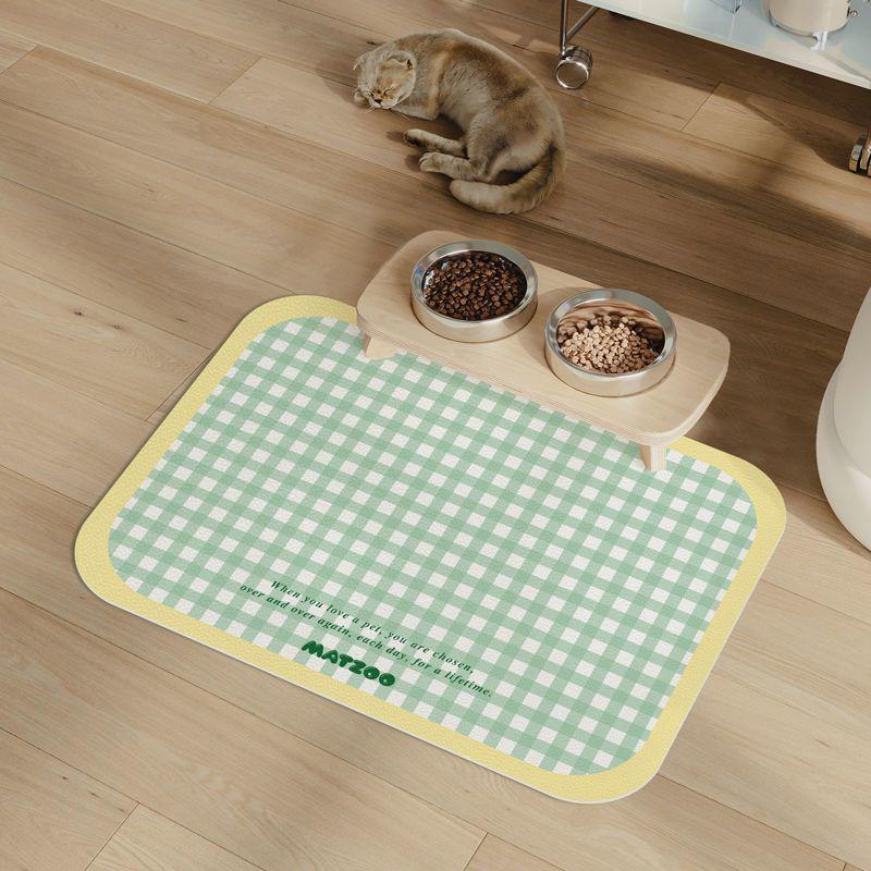 Creative Cartoon Quick-Drying Pet Feeding Splash-Proof Mat