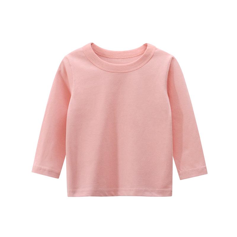 27kids Boys' Long Sleeve Solid Color Cotton T-Shirt - Autumn 2021 Collection