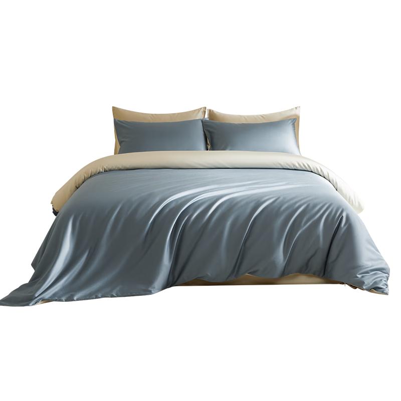 MIDO HOUSE 100-Thread Count Long-Staple Cotton Sateen Bedding Set