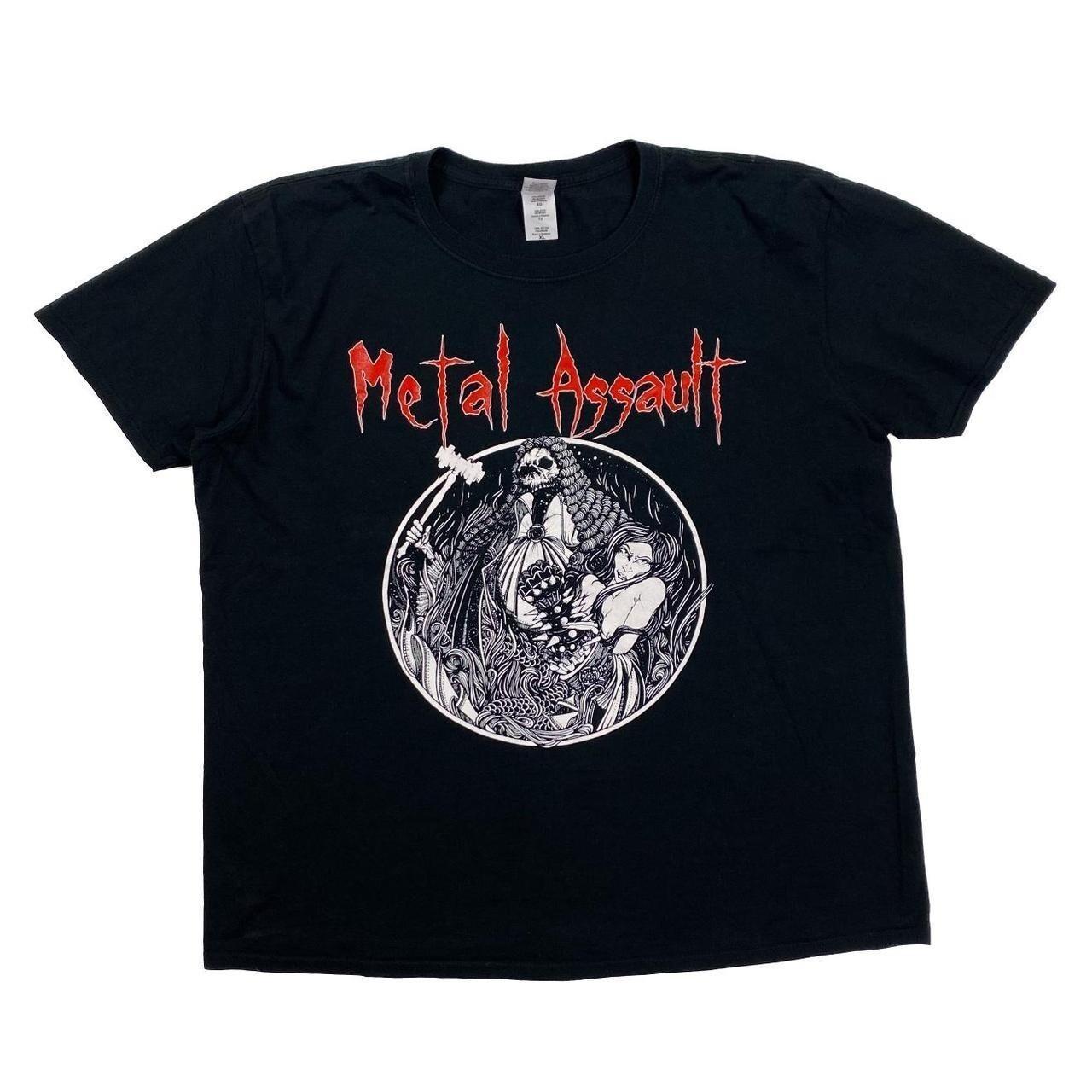 METAL ASSAULT 2015 Heavy Metal Music Band Festival Lineup T-shirt XL Black L