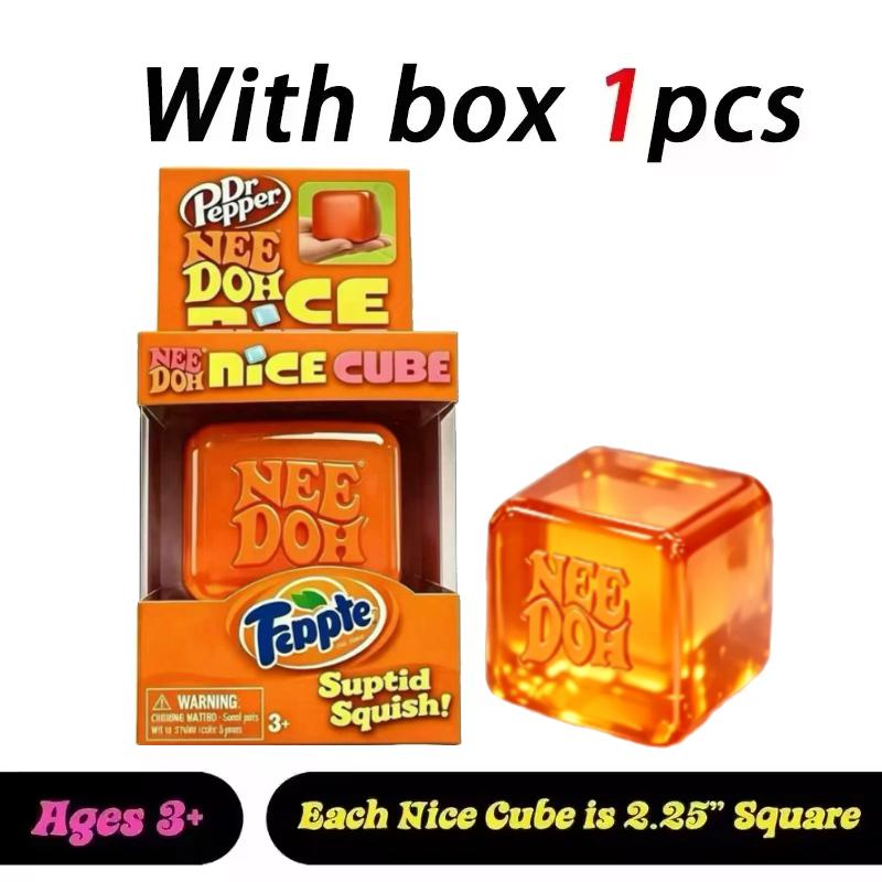 Schylling Needoh Nice Cube Sensory Stress Reliever Fidget Tool For Anxiety & Focus Desk Sensory Cube For Adults & Kids