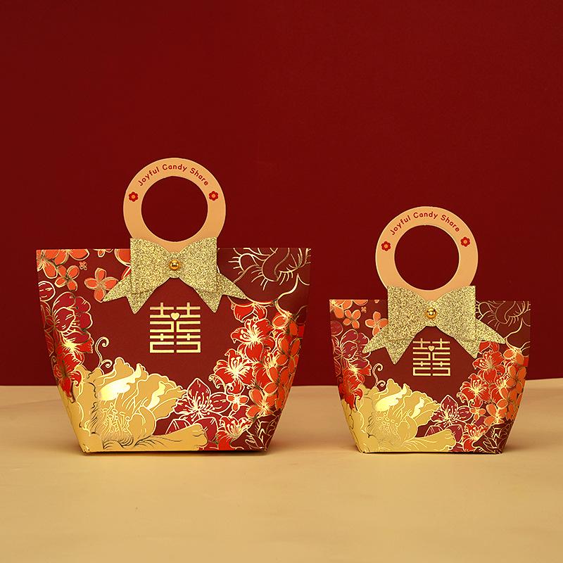 2025 Forest Style Wedding Candy Boxes & Bags - Handheld Favors for Gifts
