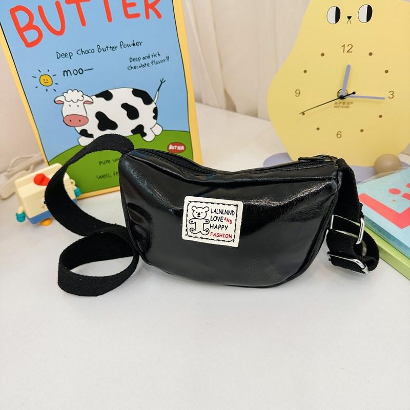 Cartoon Shoulder Bear Bag For Kids Durable And Lightweight Nylon Daily Use