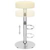 Vidaxl Bar Stools, 2 Pcs, Cream, Upholstered In Fabric