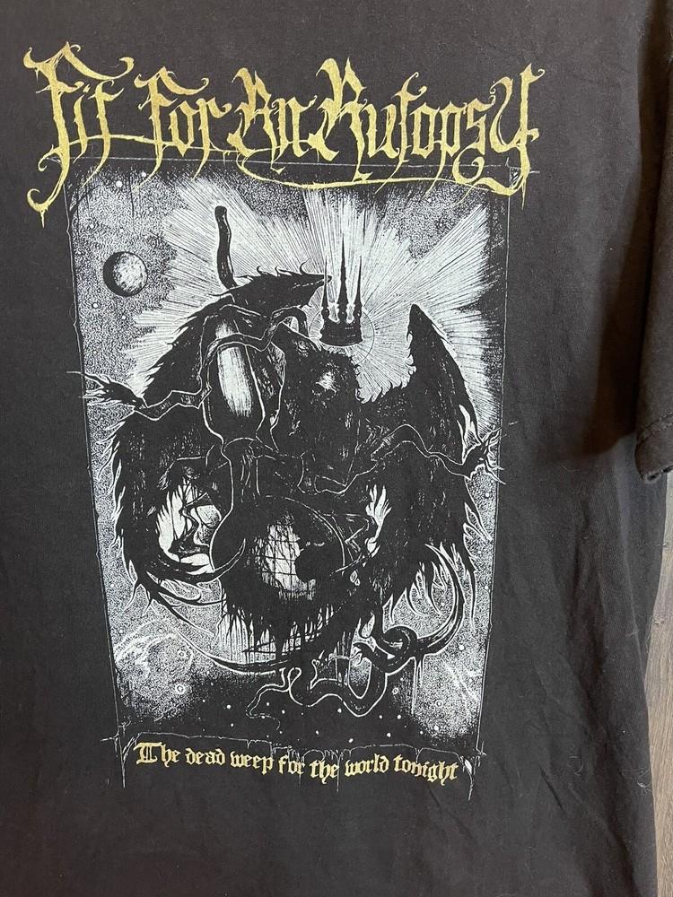 Fit for an Autopsy Deathcore Band Music T-Shirt Black Cottn Unisex S-5XL Unisex T-Shirt XL