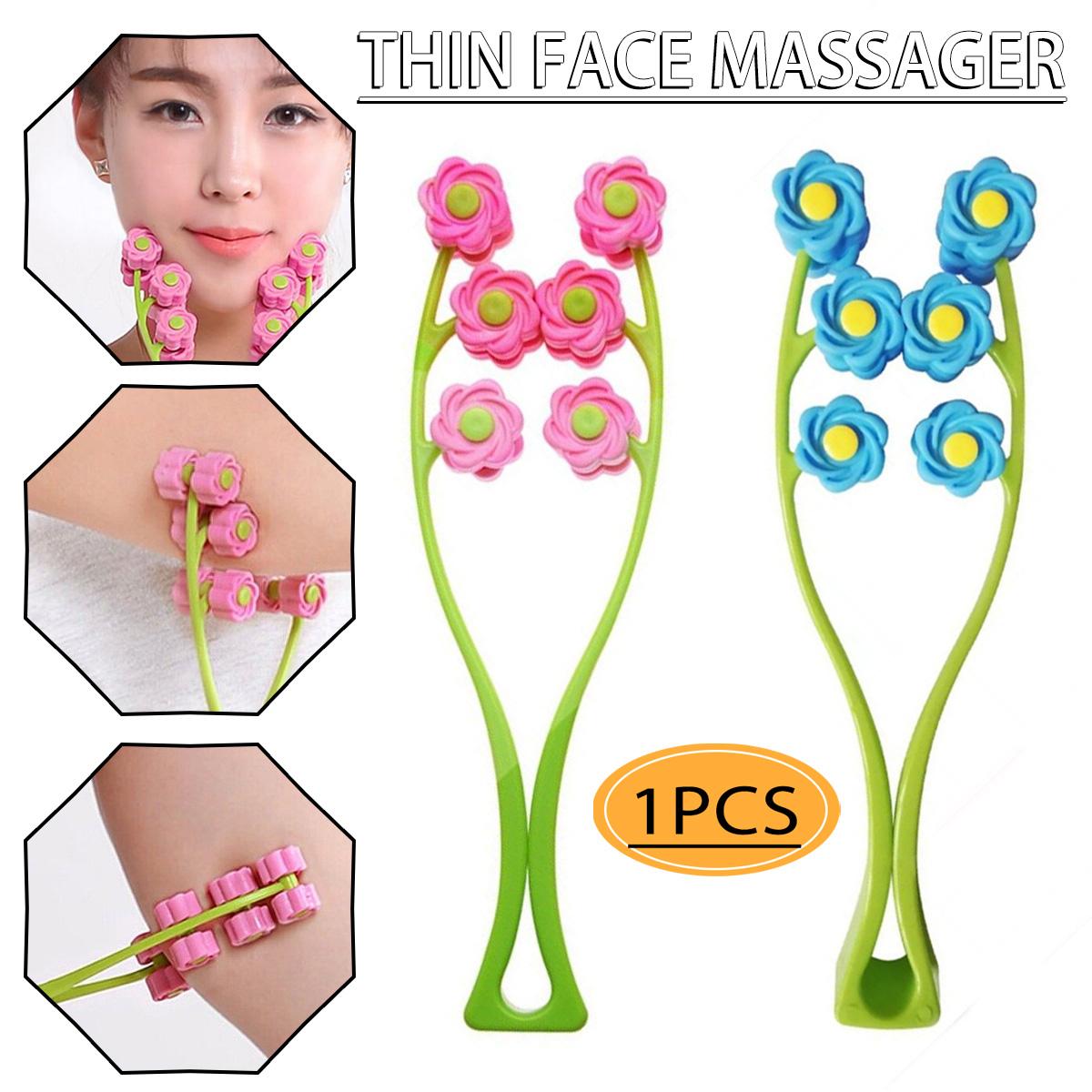 

Tingml эластичный массажер для лица для похудения, массажный ролик для лица, массажер для лица в форме цветка