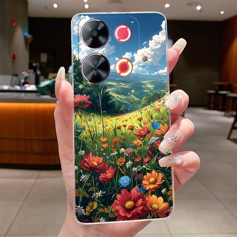 

Casing For ITEL P65 P671L Aesthetic Luxury Cute Cool Boy Girls Pattern Soft silicone Phone Case Back Cover Transparent TPU Shell itel P65