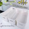 Rectangular Plastic Drawer Organizer for Kitchen, Cosmetics, Snacks, Sundries, and Socks.