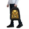 Knights Of The Zodiac Pegasus Gold Student Backpack School Bag Hiking Travel Daypack for Boys Girls Bookbag Shoulder Bags