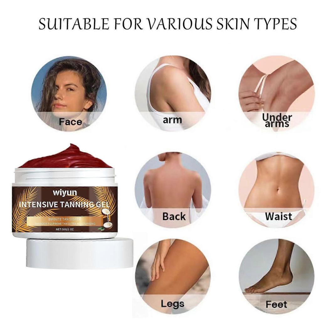 Wiyun Tanning Repair Gel Outdoor Tanning Bronze Skin Moisturizing Outdoor Sun Exposure Repair Gel