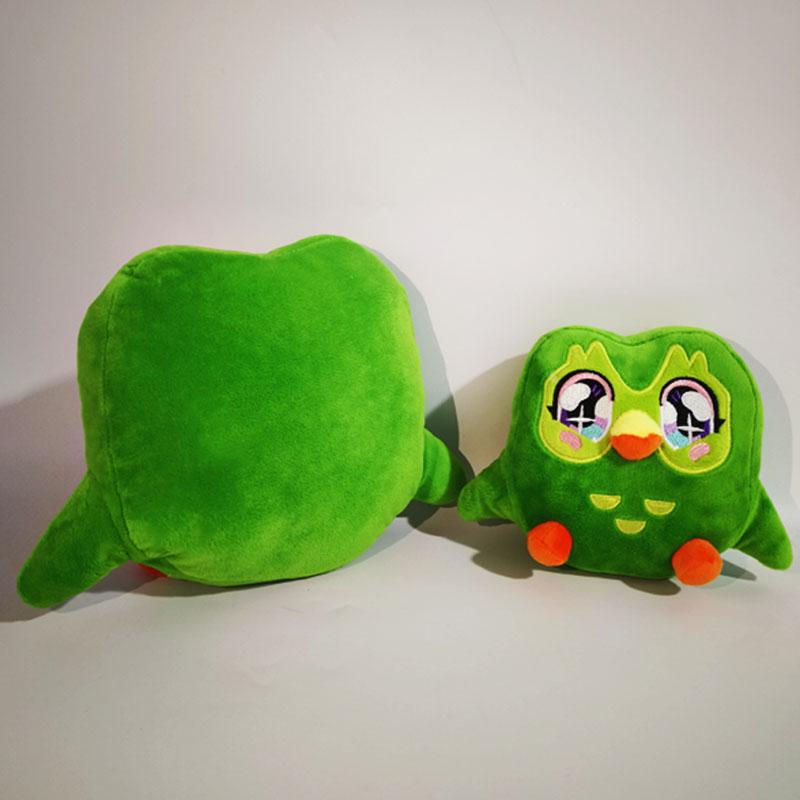 Kawaii Owl Plush Toy Lovely Cartoon Green Owl Plush Doll Accompany Learning Rewards Doll Birthday Gift Student Gift