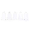 5Pcs White Guitar Truss Rod Cover Set 3 Hole Plastic Electric Guitar Bass Truss Rod Cover Plate Kit