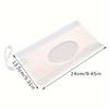 5pcs Portable Wet Wipes Hand-Held Pouch Container for Wet Tissues Lightweight Wet Wipe DispenserTransparent Wet Wipe Bag