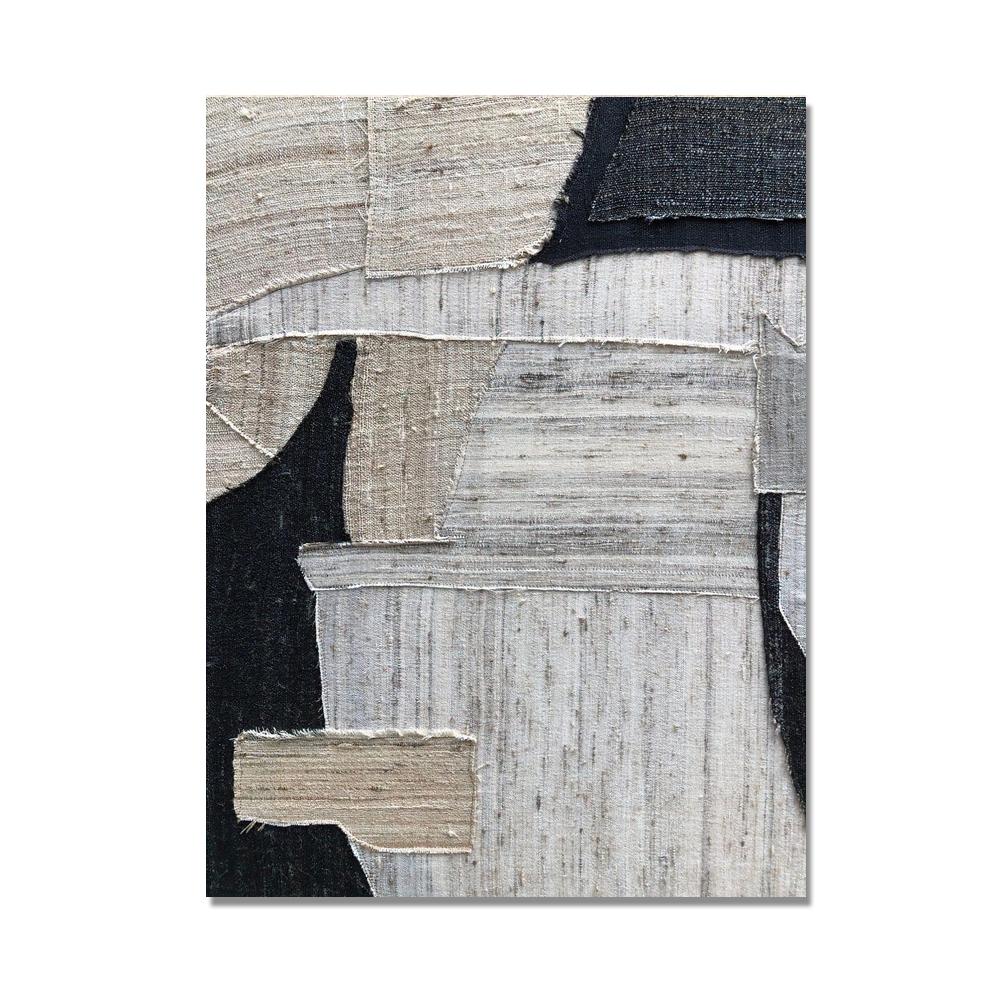 Abstract Retro Black Geometry Posters and Prints Canvas Painting Cuadros Wall Art Pictures for Living Room Home Decor