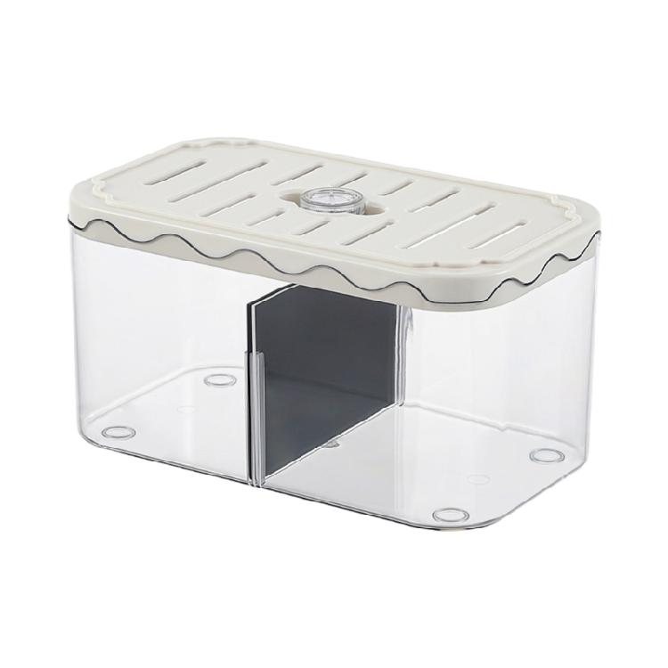 

Transparency Isolation Bucket Fish Tank Household Square Circular Aquarium Living Room Landscaping Accessories белый