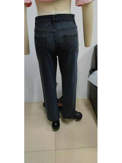 High Waist Wide Leg Ripped Jeans for Women - Slimming and Trendy