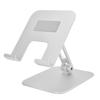 Adjustable Tablet Stand Holder Aluminium Alloy Portable Foldable Desktop Mobile Phone Stand Silver