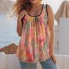 Summer Women's Love 3D Butterfly Printed Vest Large Loose Casual Fashionable Comfortable Soft Breathable Vest