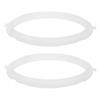 2026 Best!! Silicone Replacement Sealing Rings 2Pcs for Pressure Cooker Kitchen Use Circular Design Easy To Clean