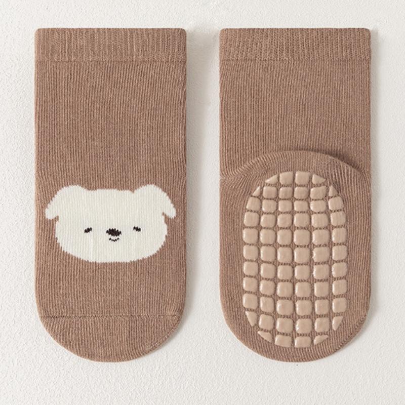 Baby Girls Socks Anti Slip Cotton Print Non-slip Toddler Floor Socks for Boys Cartoon Kids 0-5Years Autumn Winter