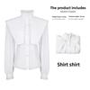 Camisa Medieval Gótica de Lino Para Cosplay y Representaciones Teatrales