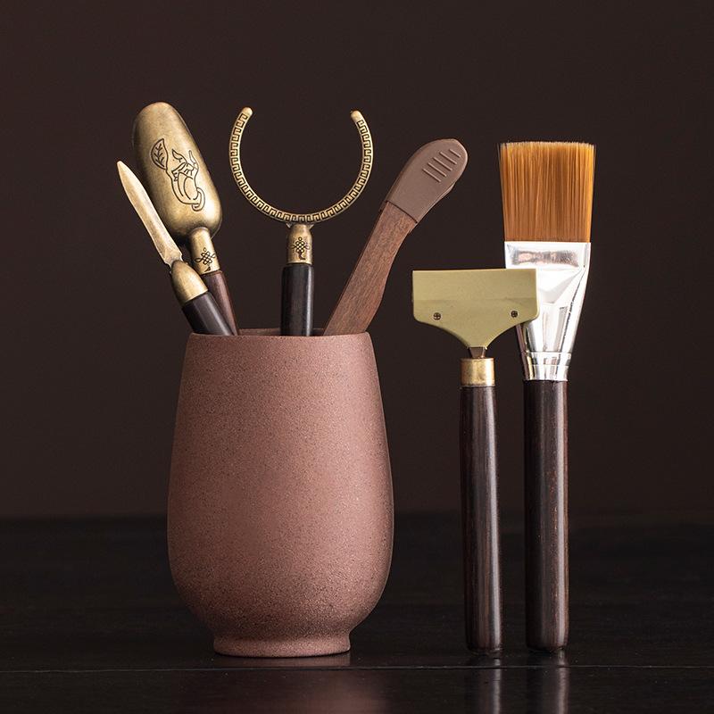Kung Fu tea set accessories tea set accessories supplies Daquan tea making tools tea leak tea clip tea knife pot pen tea