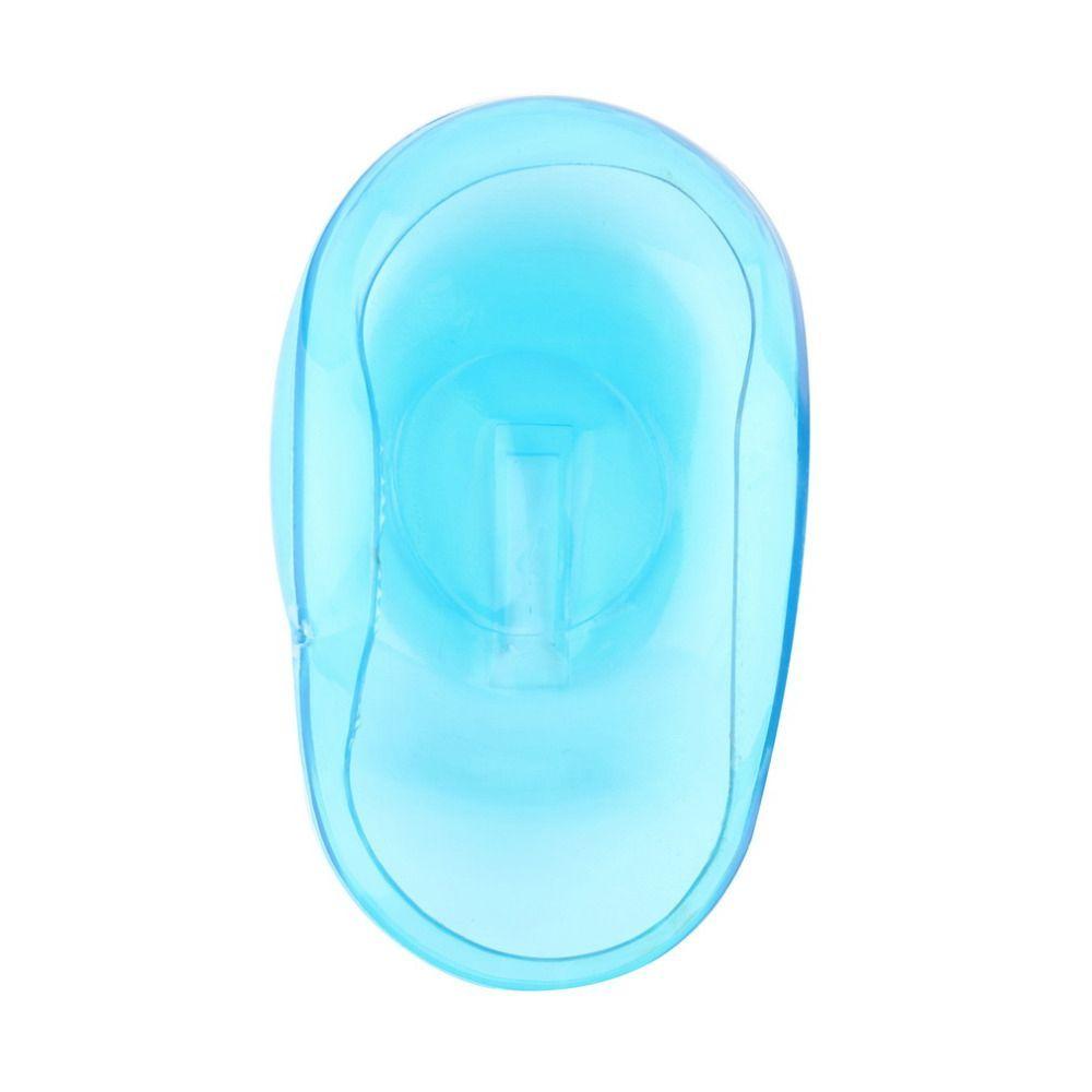 Clear Silicone Barber Blue Color Hair Dye Shield Ear Cover Noise Protector Salon Accessories