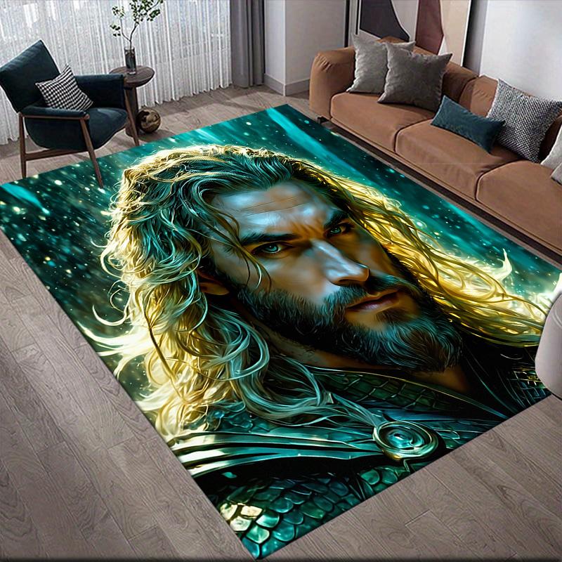 

Neptune Anti-Slip Floor Mat, Rectangular Carpet for Home Living Room & Bedroom Decor 60x90cm