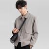 Men's Textured Lapel Business Casual Jacket