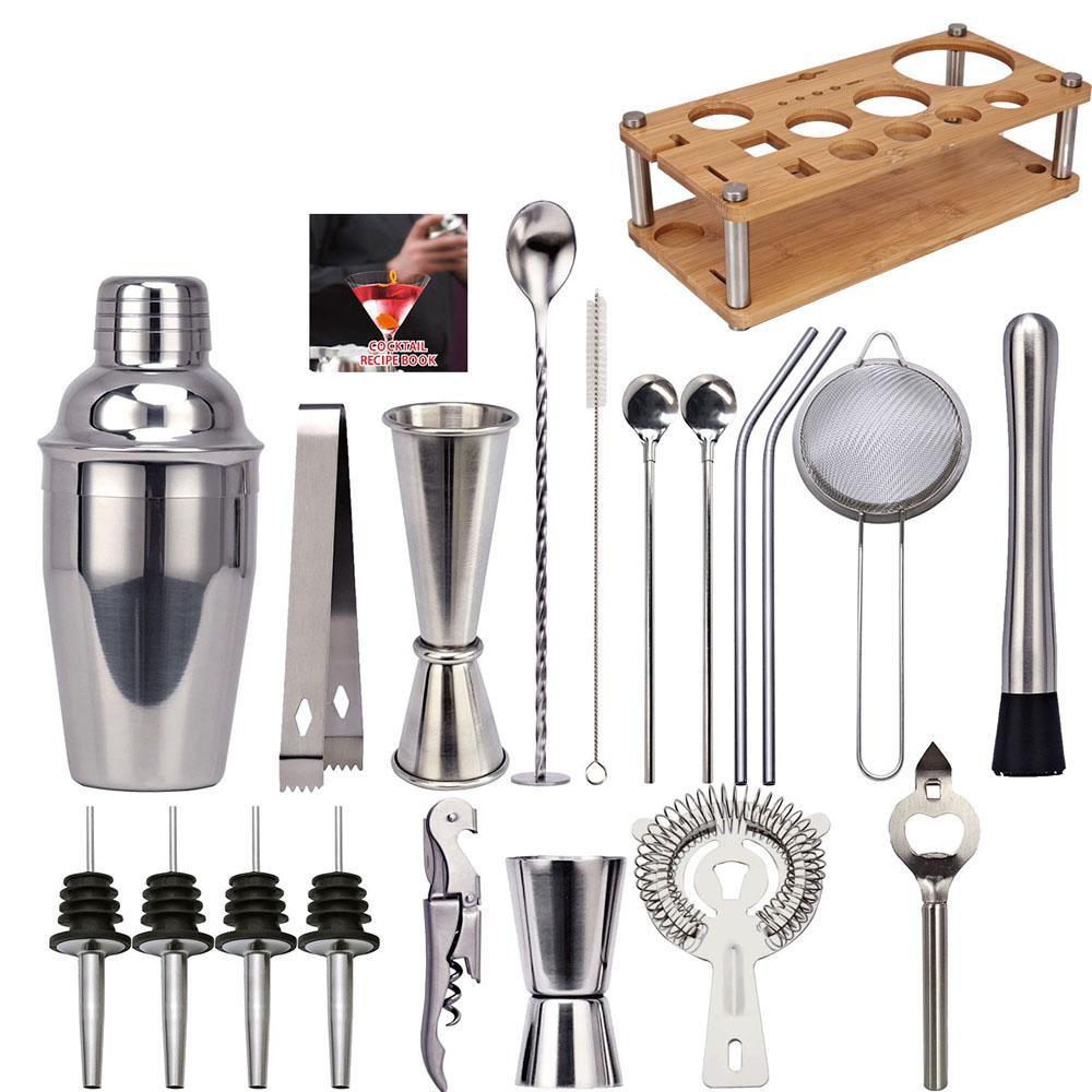 20 шт. барный коктейльный набор, шейкер, набор для приготовления ...