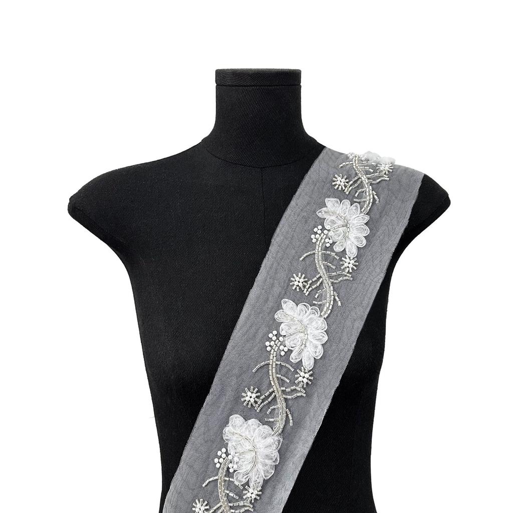 Lace Lace Mesh Handmade Beads Barcode Clothing Lolita Dress Decorative Accessories Lace Accessories