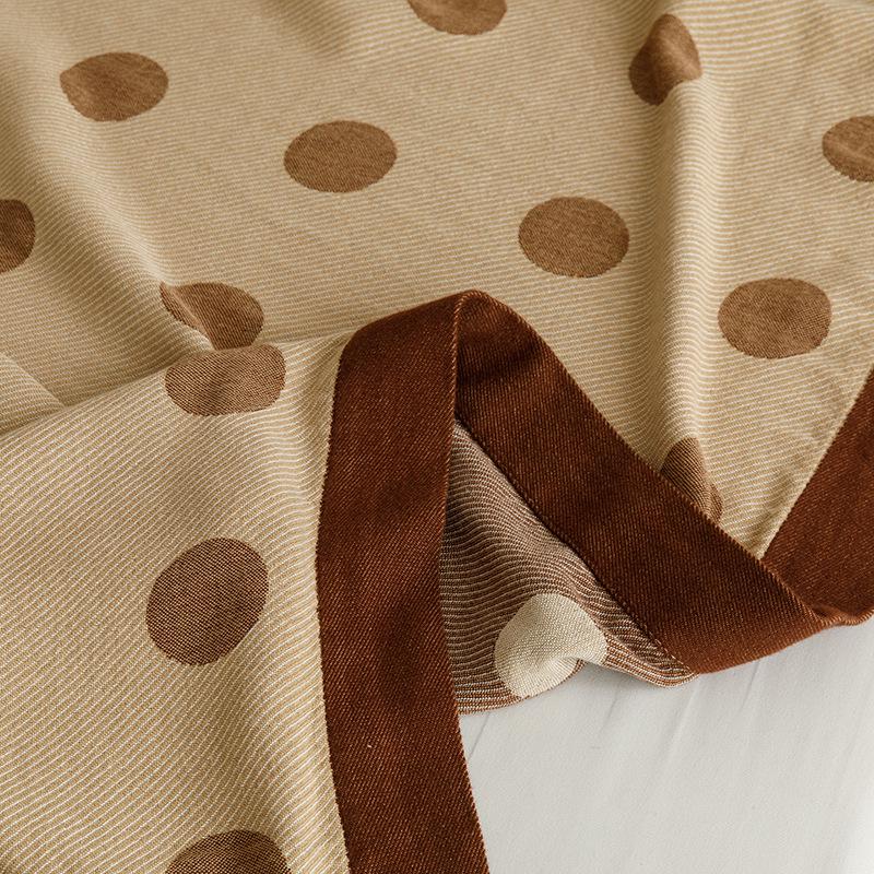 Couverture d'été légère en gaze de bambou-coton