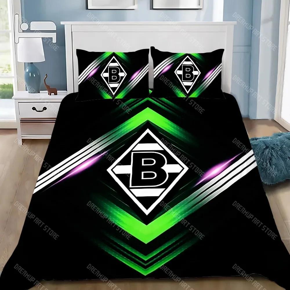 Copripiumino Federa Set Biancheria da Letto BorussiaS M-MonchengladbachS Adulto RagazzoRagazza Decorazione Camera da Letto Regalo per Bambini Singolo Grande