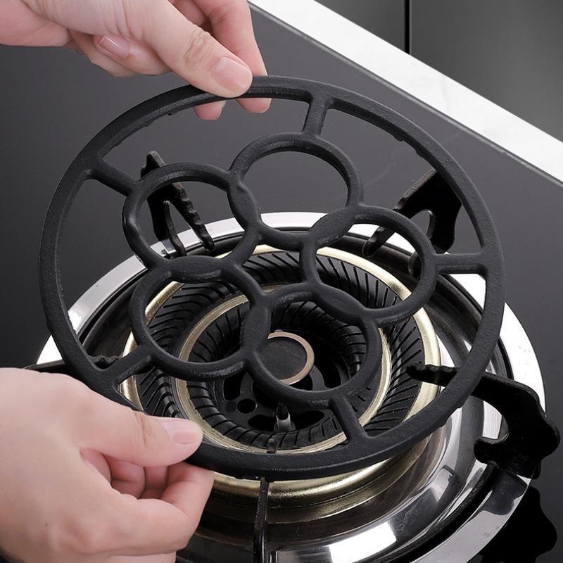 Kitchen Gas Stove Stand, Universal Pot Holder Cooktop Rack Small Milk Pot Anti-slip Shelf