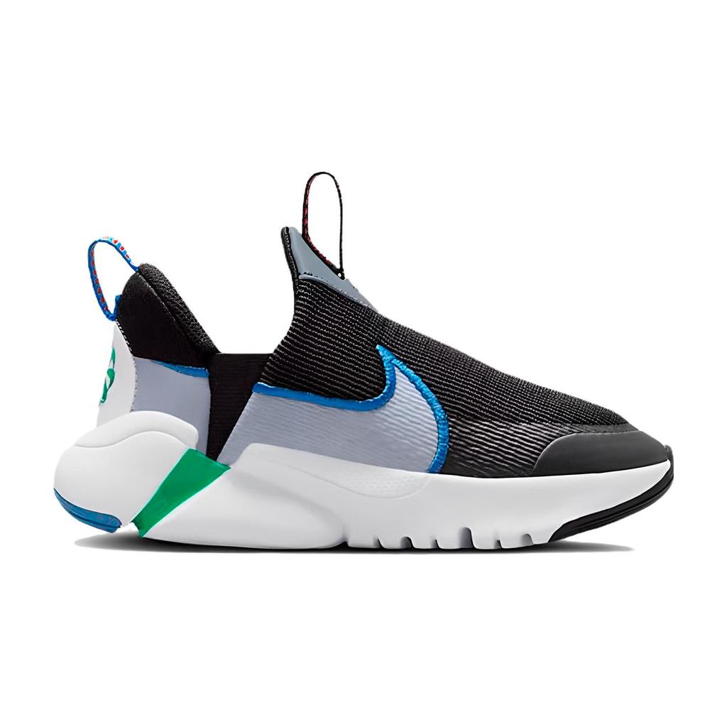 Nike Flex Plus 2 Slip Resistant Abrasion Resistant Low top Kids' Running Shoes Black White Kids' DV9000-001