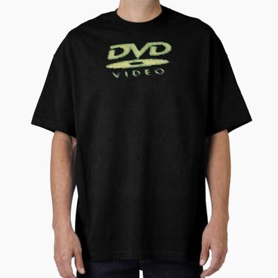 New Retro Printed Mens and Womens Tshirts with Fun Video DVD Logo Casual Harajuku Streetwear Short Sleeves Summer Y2k Top